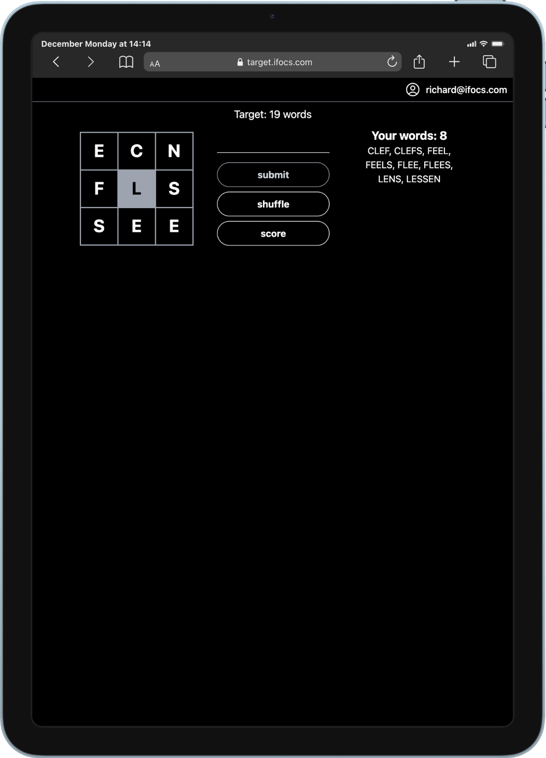 ipad screenshot
